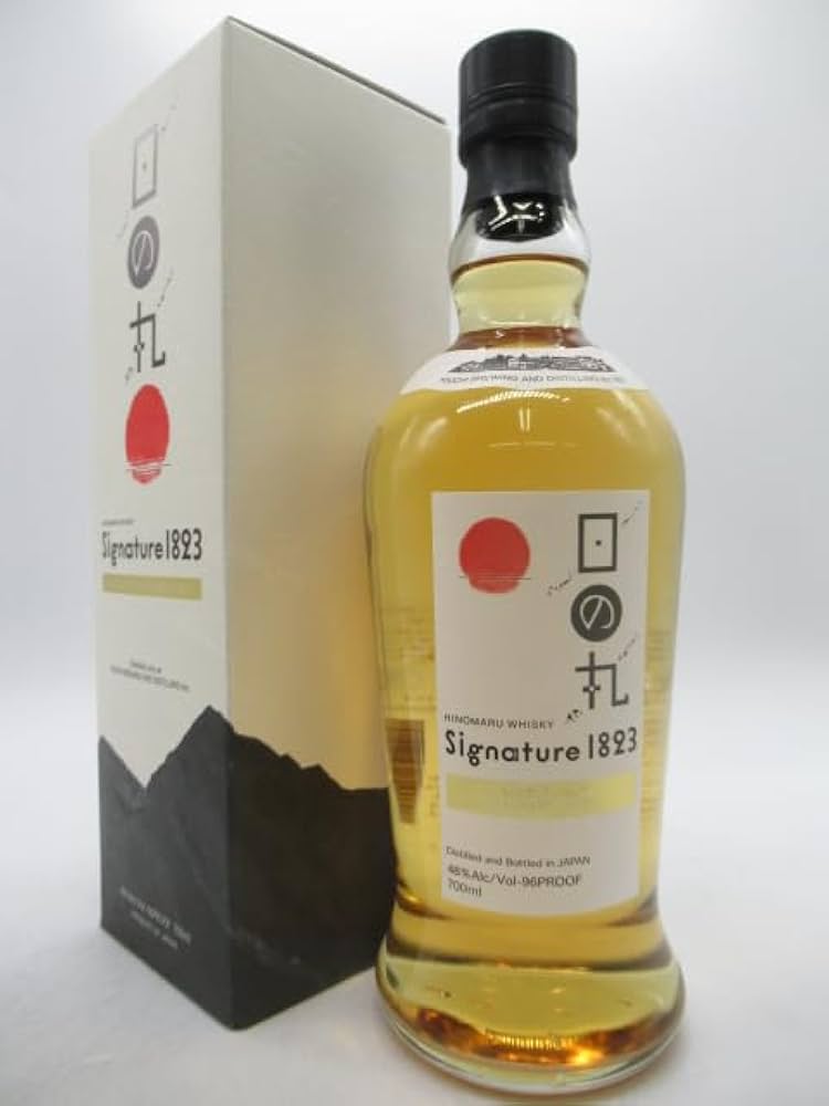 Amazon.co.jp: 八郷蒸溜所 日の丸ウイスキー シグネチャー1823
